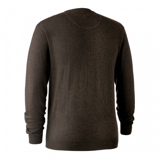 Kingston Strickpullover mit Rundhalsausschnitt Dark Elm - Deerhunter