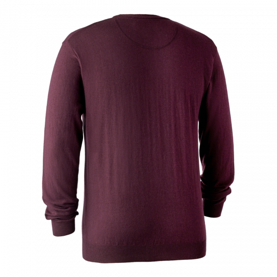 Kingston Pullover mit Rundhals - Burgundy - Deerhunter