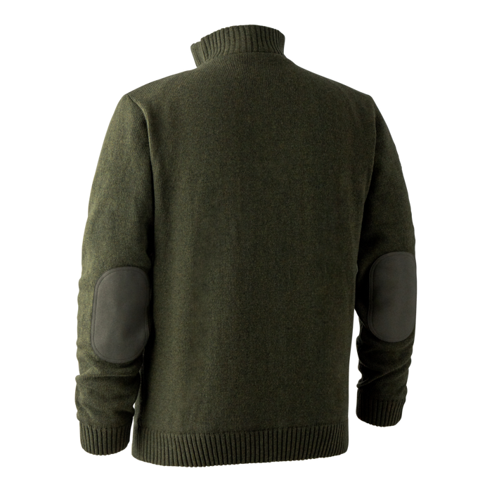 Carlisle Strickpullover mit Stormliner - Green Melange - Deerhunter