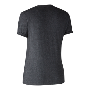 Damen Basis 2er-Pack T-Shirt Adventure - Green Melange - Deerhunter