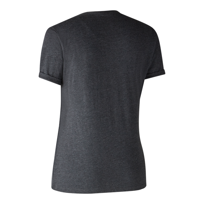 Damen Basis 2er-Pack T-Shirt Adventure - Green Melange - Deerhunter