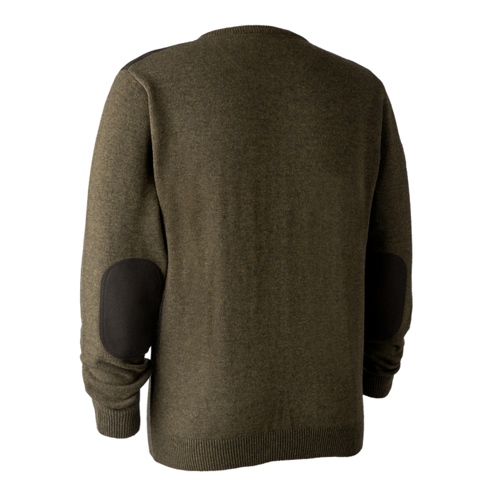 Sheffield-Strickpullover mit Rundhalsausschnitt – Zypresse – Deerhunter