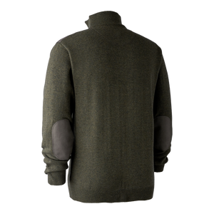 Sheffield Strickpullover mit Reißverschluss am Hals - Grün - Deerhunter