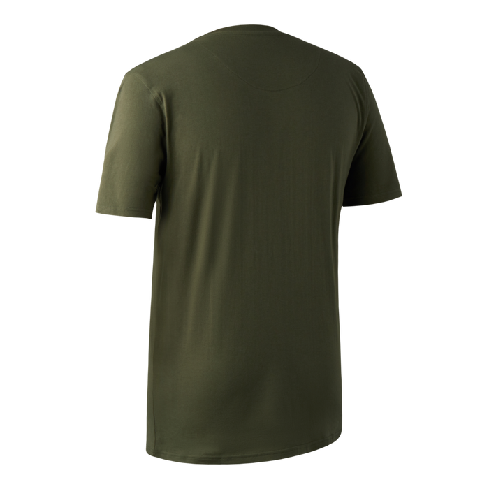 T-Shirt 2er-Pack Grün/Braun - Deerhunter