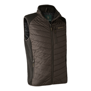 Moor Vatteret Vest med strik Brun - Deerhunter - Jagtbutikken