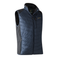 Moor Gesteppte Weste mit Strick - Blau - Deerhunter