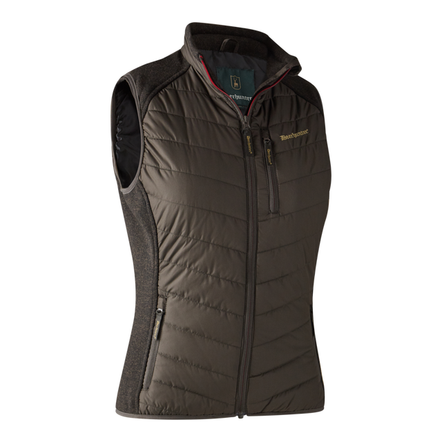 Lady Caroline Vatteret Vest Brown- Deerhunter - Jagtbutikken