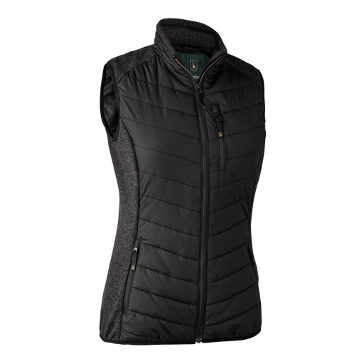 Lady Caroline Vatteret Vest Black - Deerhunter - Jagtbutikken