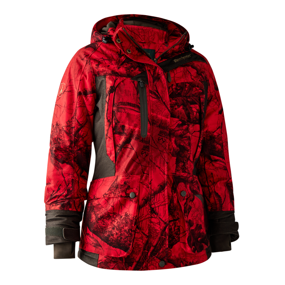 Lady Raven Arctic Jacke - Rot - Deerhunter