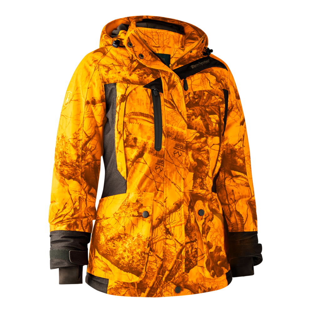 Lady Raven Arctic Jacke - Orange - Deerhunter
