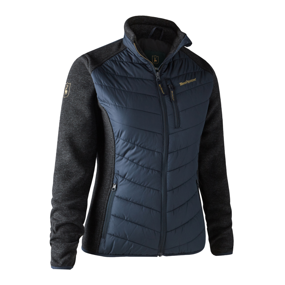 Lady Caroline Wattierte Jacke - Blau - Deerhunter