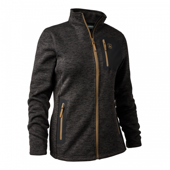 Lady Sarek Strickjacke – Dunkelgrau – Deerhunter