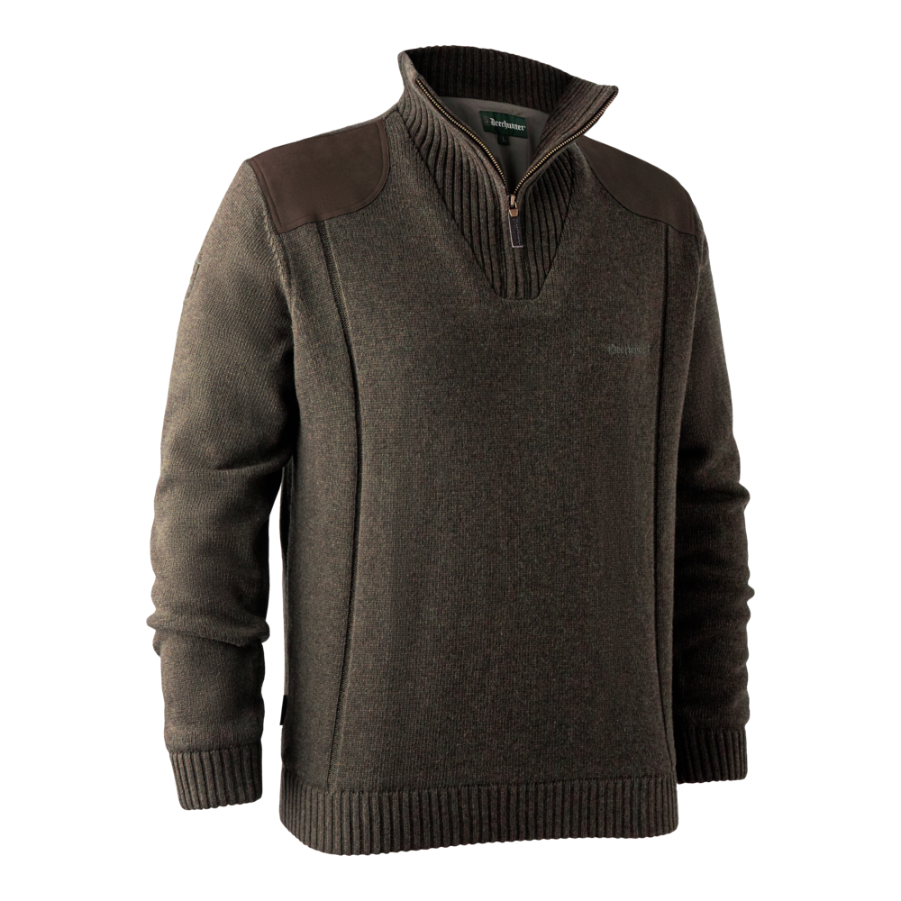 Carlisle Pullover mit Stormliner - Dark Elm - Deerhunter