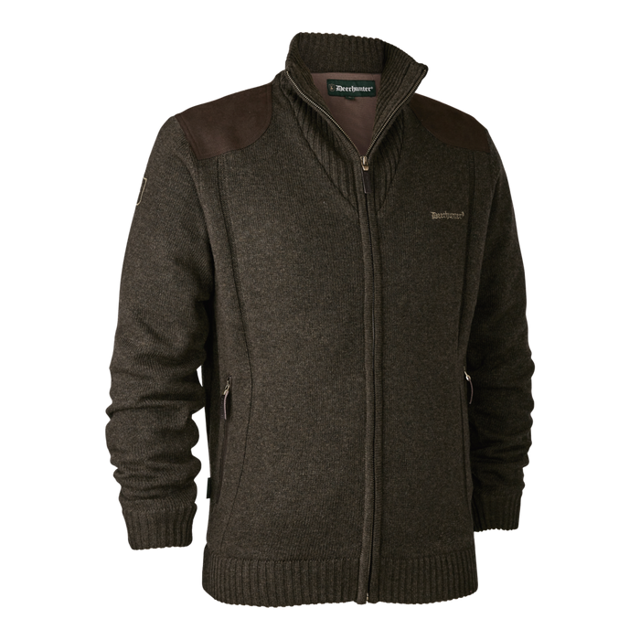 Carlisle-Strickjacke mit Stormliner – Dark Elm – Deerhunter
