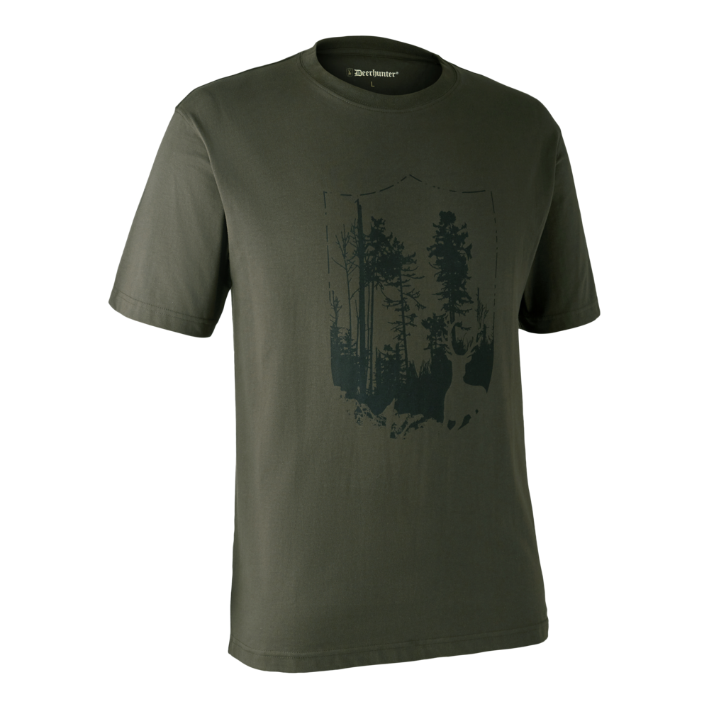 T-Shirt mit Schild - Deerhunter