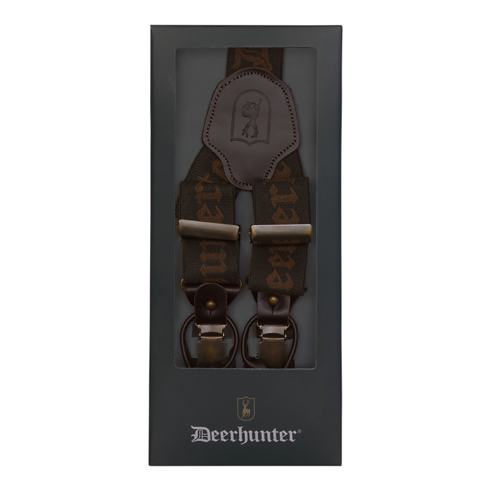 Combi Hosenträger mit Knöpfen und Clips - Deerhunter