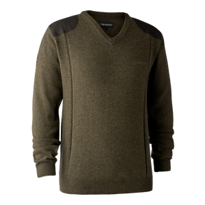 Sheffield Pullover mit V-Ausschnitt - Cypress - Deerhunter