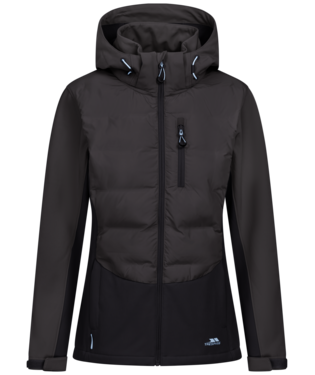 Scarlet- Female Hybrid Softshell Jkt - Charcoal - Trespass