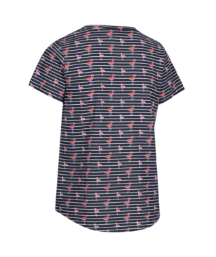 Cara - Navy Flamingo Stripe - Trespass