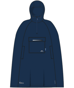 Qikpac Poncho - Navy - Trespass
