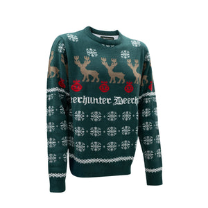 Weihnachtspullover - Marble Green - Deerhunter