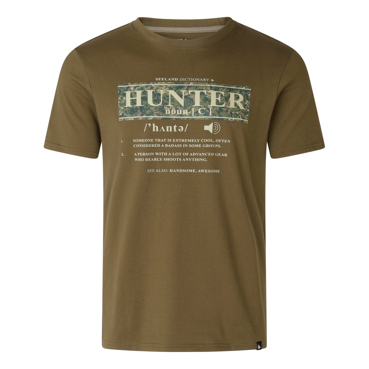 Dictionary T-shirt - Military Olive