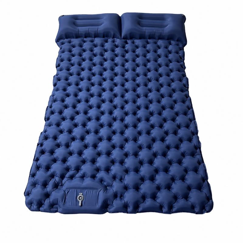 Globuz - Aufblasbare Luftmatratze | 2 Personen | Blau