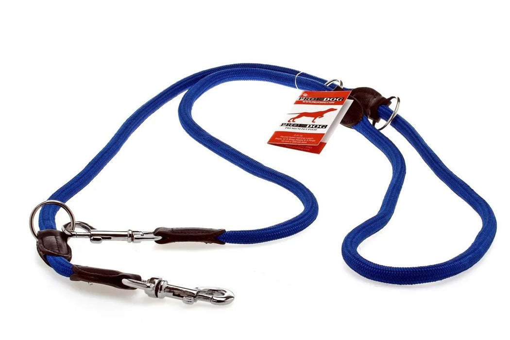 Dressurleine 10mm rund, Nylon - PROF DOG