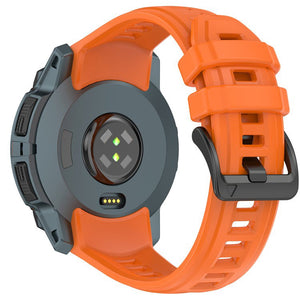 22 mm remme (Instinct® 3 – 45 mm), Ember Orange silikone 3