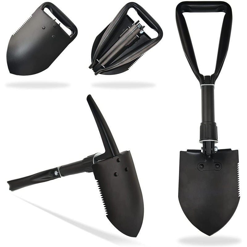 Globuz Mini Feldspaten & Spitzhacke – klappbar – 28 cm