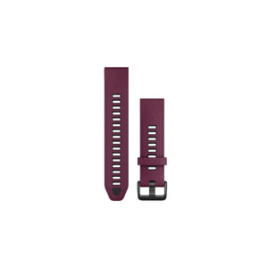 QuickFit® 20 remme, Merlot/Graphite silikone 3