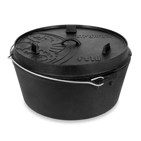 Dutch Oven ft18 mit Füßen – 16,1 L Gusseisentopf – Petromax
