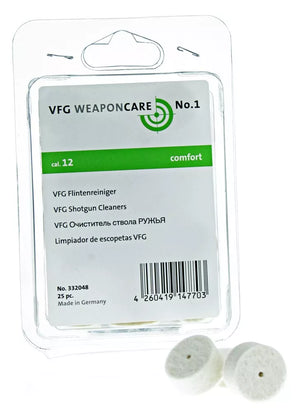 Filzpfropfen Kal. 12 - 25 Stk. Dosen für Büchsenadapter – VFG