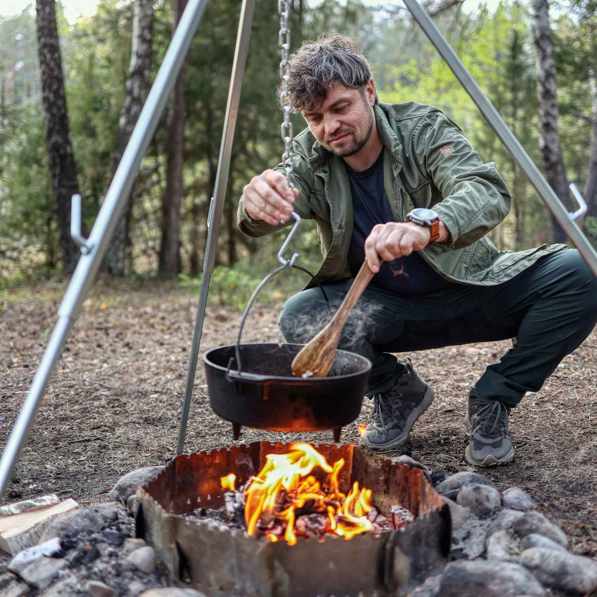 Dutch Oven ft3 mit Füßen – 1,6 L Gusseisentopf – Petromax