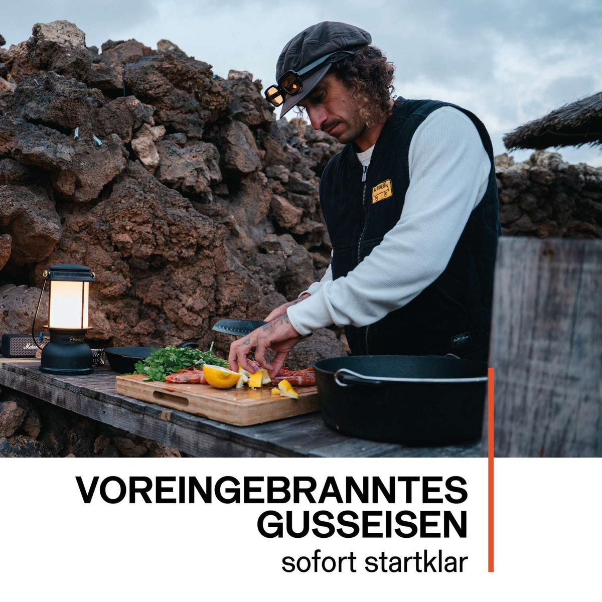 Dutch Oven ft3 mit Füßen – 1,6 L Gusseisentopf – Petromax