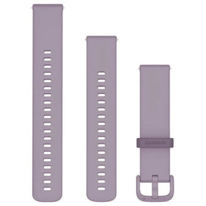 Quick Release remme (18 mm), Periwinkle silikone , sølv hardware 3