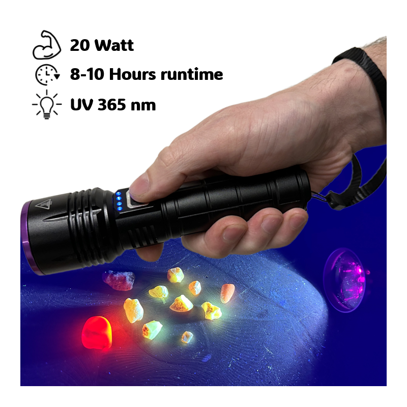 Globuz Eclipse 20W UV 365nm mit Blacklight-Filter