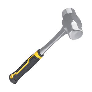 GLOBUZ - Geologenhammer mit Vinylgriff - 1.560 g