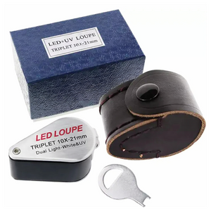Globuz - 10x Inspektionslupe mit LED- & UV-Licht