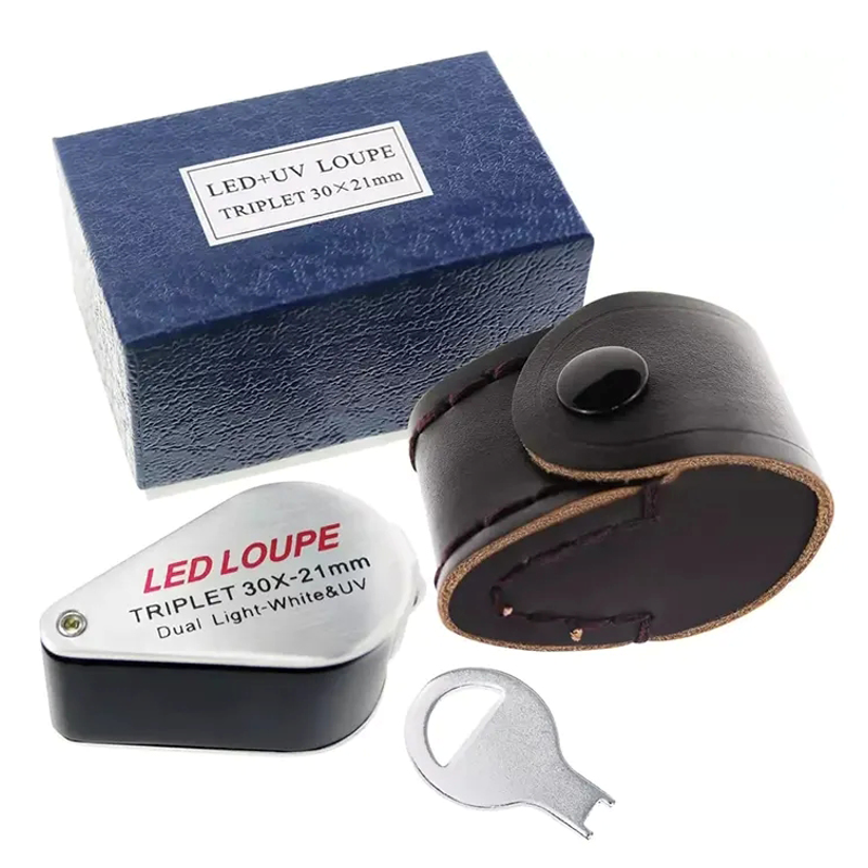 Globuz - 20x Inspektionslupe mit LED- & UV-Licht