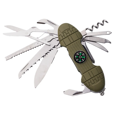 GLOBUZ - 11-in-1 Multitool-Taschenmesser