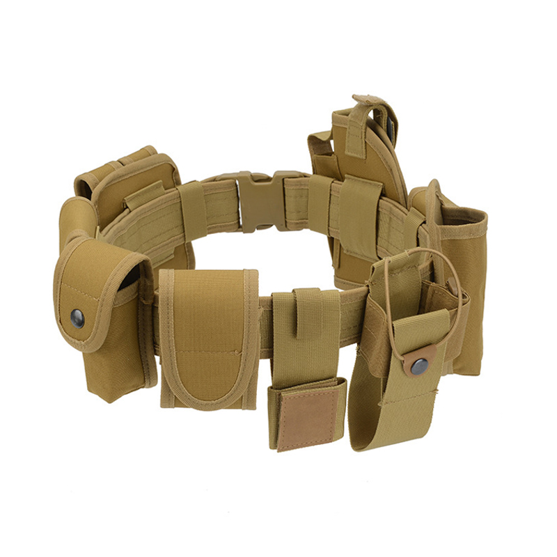 Globuz - 9-in-1 Multifunktionaler Taktischer Gürtel – Khaki