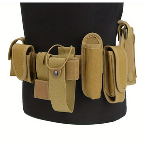 Globuz - 9-in-1 Multifunktionaler Taktischer Gürtel – Khaki