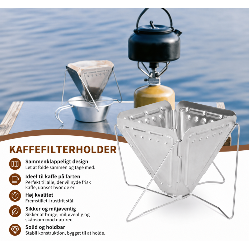Globuz - Faltbarer Kaffee-Handfilter