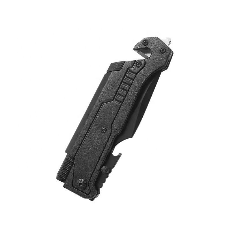 Globuz - Survival-Messer mit Feuerstahl & Taschenlampe