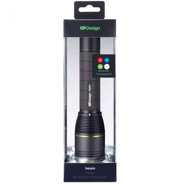 Wiederaufladbare LED-Taschenlampe Castor PSR51 Multi-col. 500 Lumen - GP design