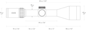 Vantage 30 WA IR - 3-12x56 L4A Dot - Hawke