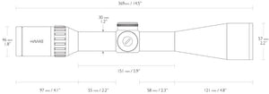 Endurance 30 WA SF - 4-16x50 LR Dot (8x) - Hawke