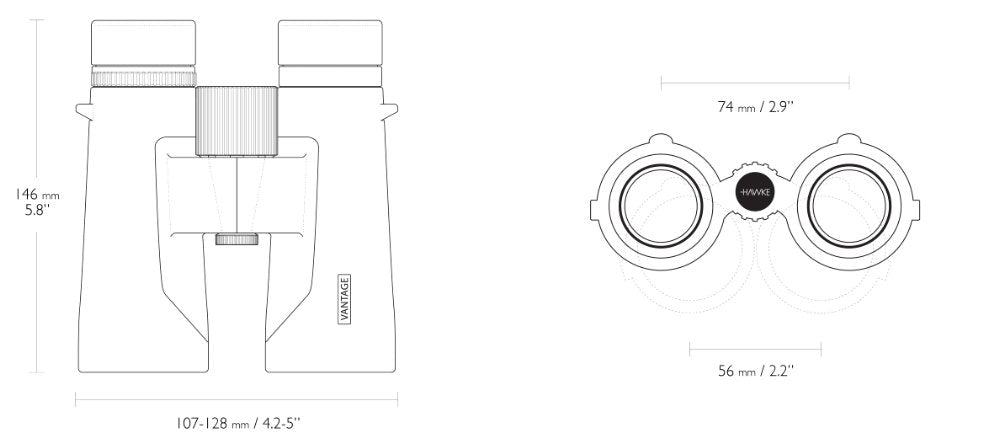 Vantage 10X32 Grün - Hawke