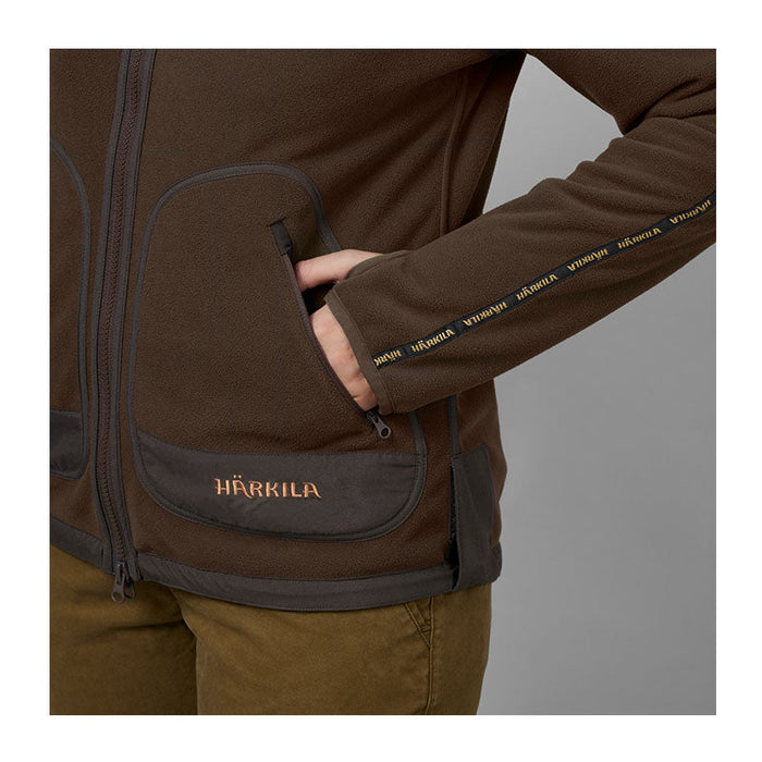 Kamko Fleece Damen - Braun/Rot - Härkila